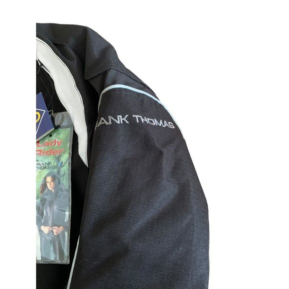 Frank Thomas Lady Rider Ladies Motorcycle Jacket, Size LS with liner Pockets - Picture 8 of 16